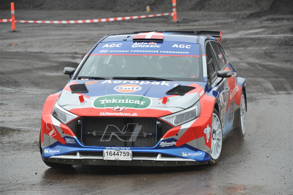Den hurtige Hyundai i20N Rally2 kører lige efter Ib Kraghs ønsker.